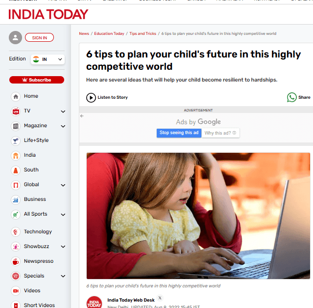6 tips to plan your child's future in this highly competitive world