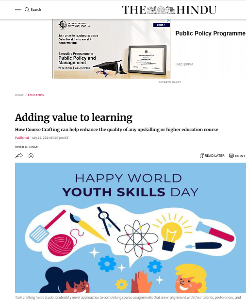 Adding value to learning