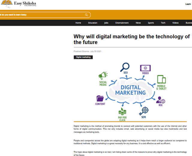 Why will digital marketing be the technology of the future